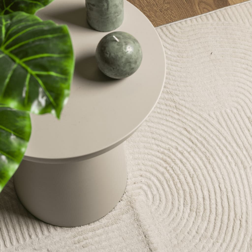 Carpet IZA Short Pile Scandinavian Look Cream 120x170 cm
