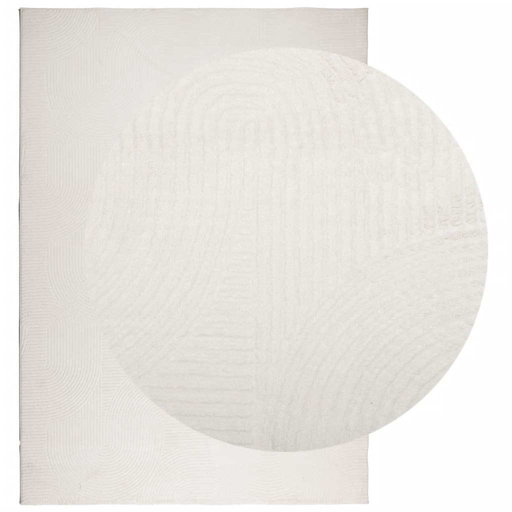 Carpet IZA Short Pile Scandinavian Look Cream 160x230 cm