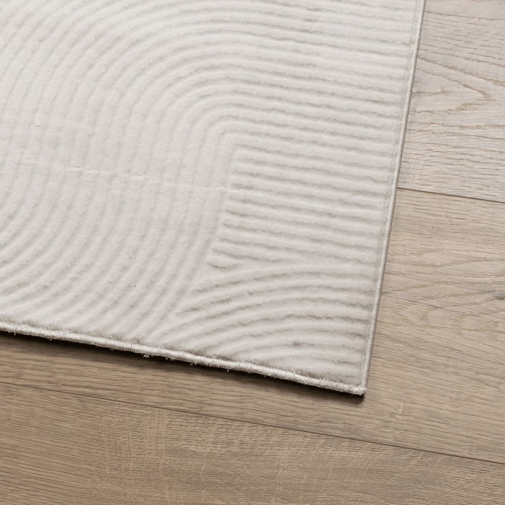 Carpet IZA Short Pile Scandinavian Look Cream 160x230 cm