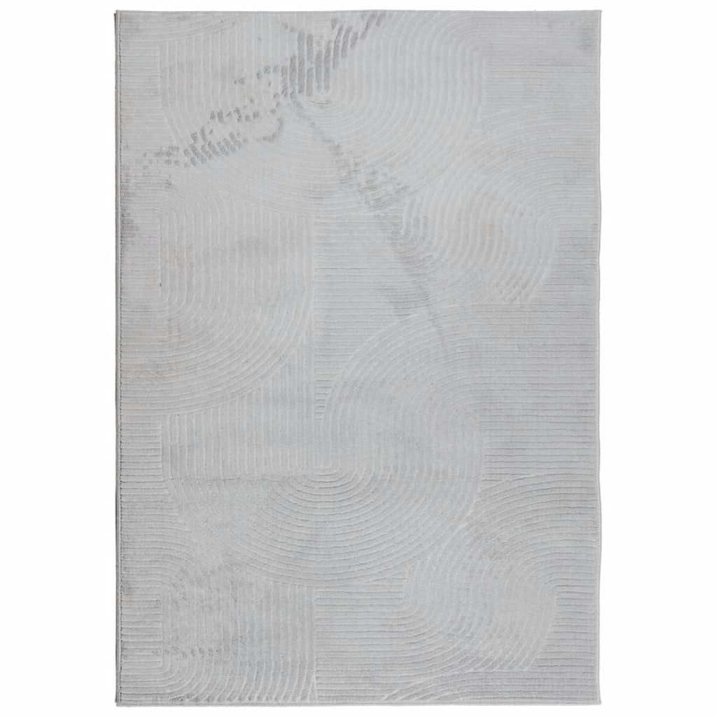 Carpet IZA Short Pile Scandinavian Look Grey 140x200 cm