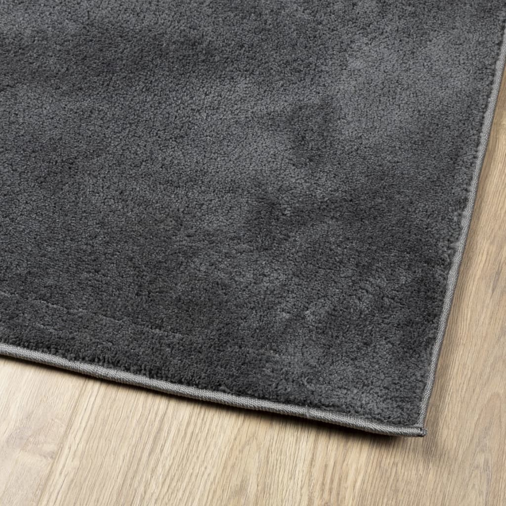 Carpet OVIEDO short pile anthracite 60x110 cm