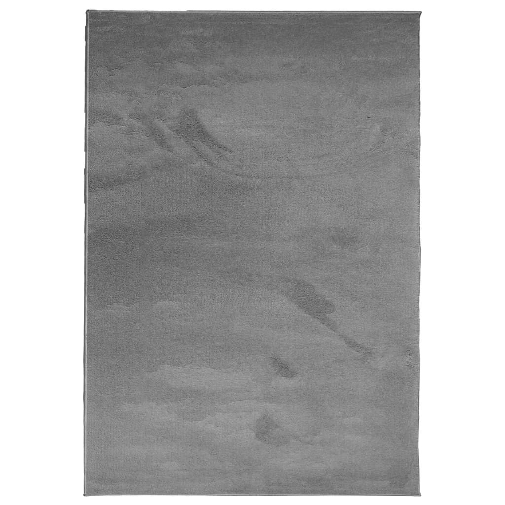 Carpet OVIEDO short pile anthracite 140x200 cm