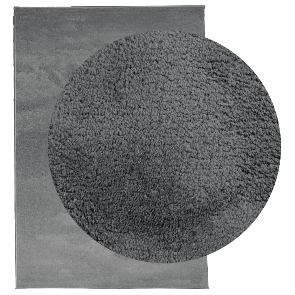 Carpet OVIEDO short pile anthracite 140x200 cm