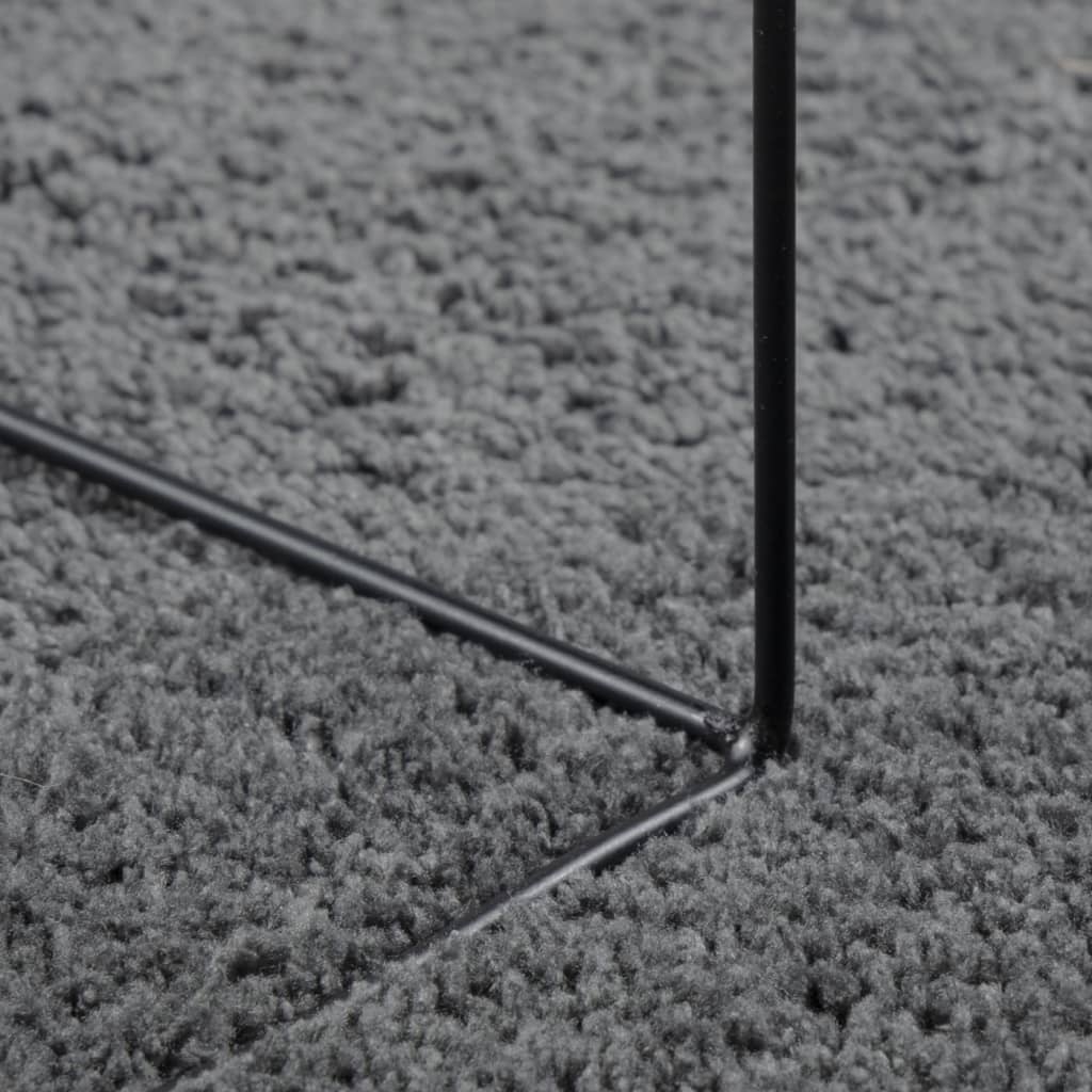 Carpet OVIEDO short pile anthracite 140x200 cm