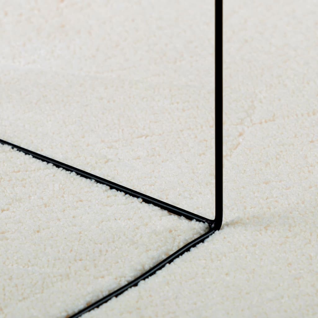Carpet OVIEDO short pile cream Ø 80 cm