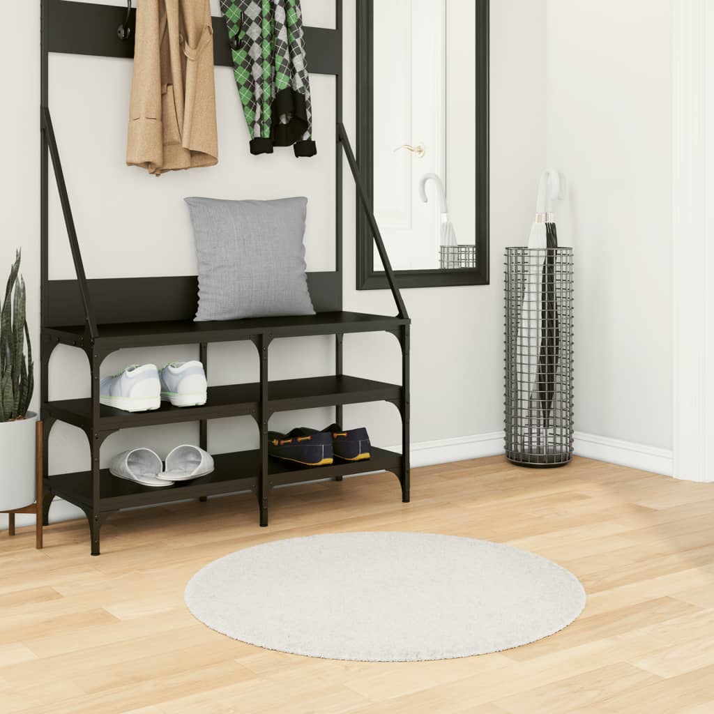 Carpet OVIEDO short pile cream Ø 80 cm