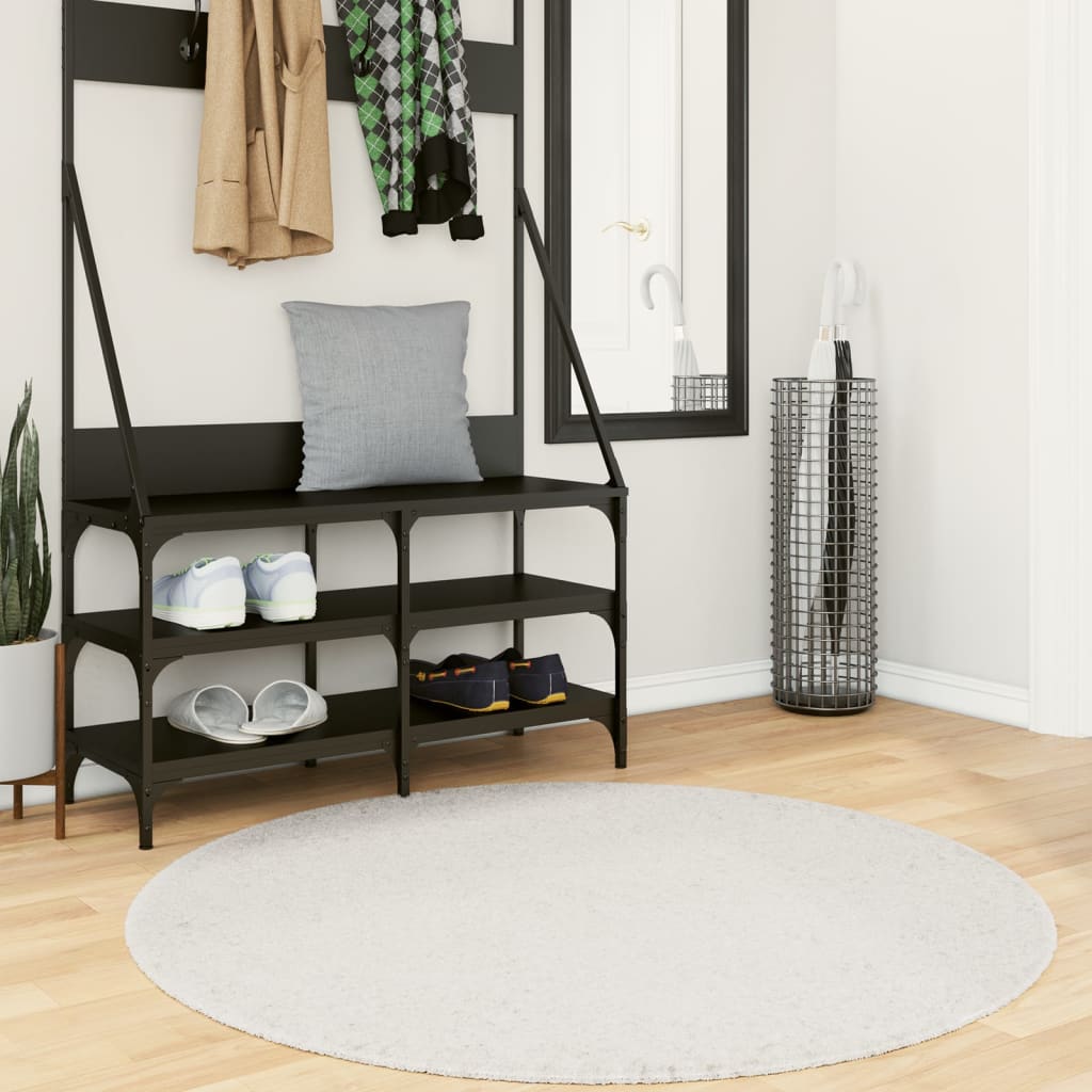 Carpet OVIEDO short pile cream Ø 120 cm