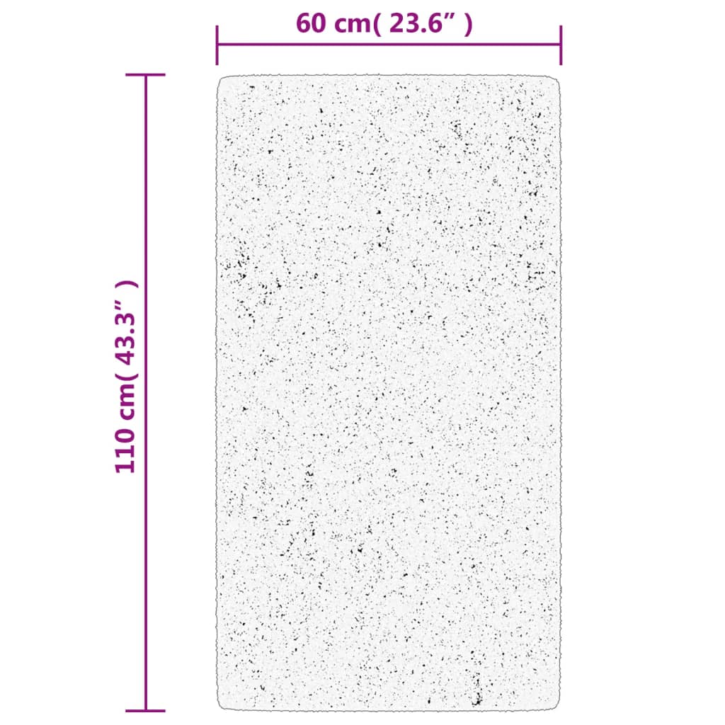 Carpet OVIEDO Short Pile Red 60x110 cm