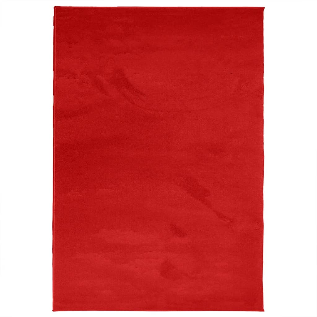 Carpet OVIEDO Short Pile Red 140x200 cm
