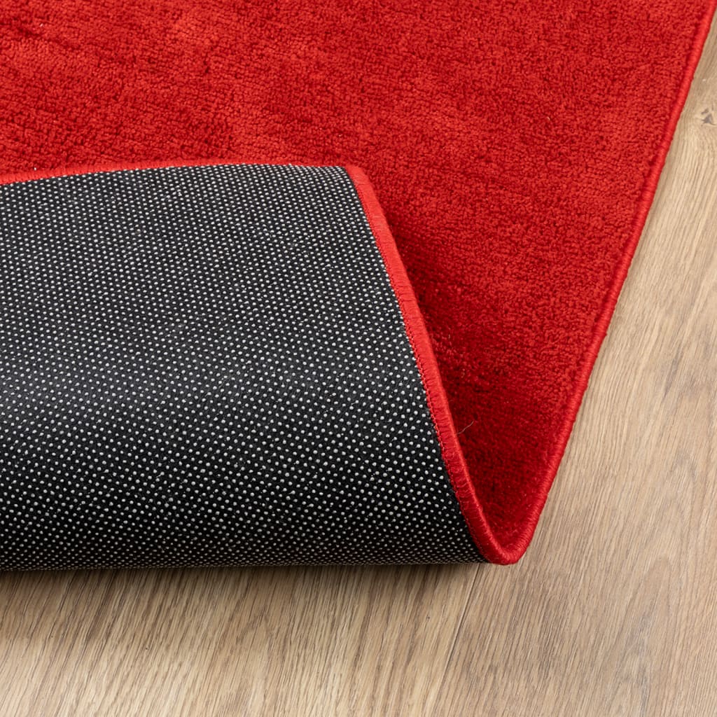 Carpet OVIEDO Short Pile Red 140x200 cm