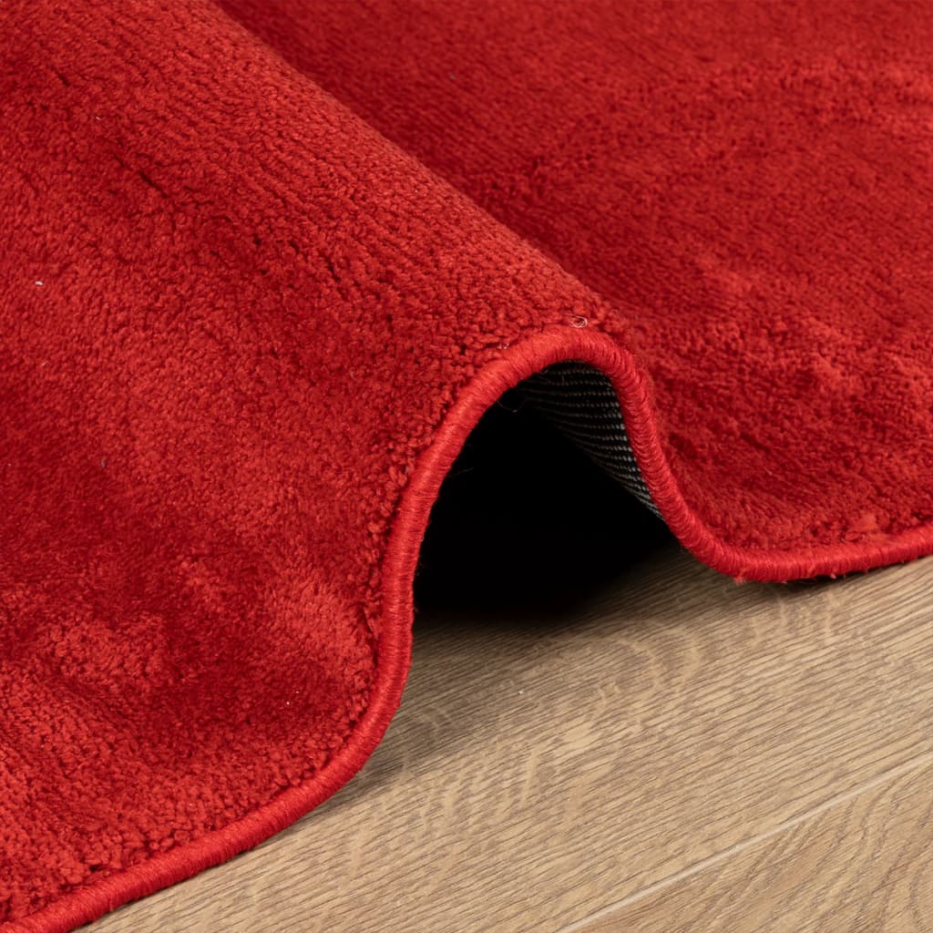 Carpet OVIEDO Short Pile Red 140x200 cm