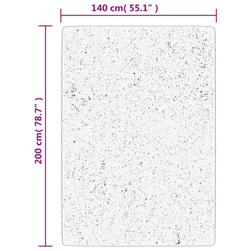 Carpet OVIEDO Short Pile Red 140x200 cm