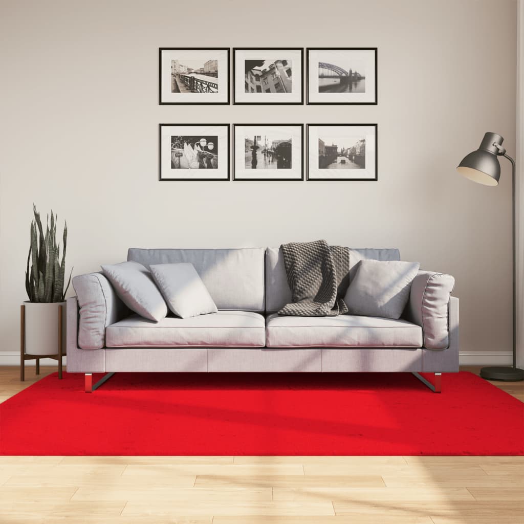 Carpet OVIEDO Short Pile Red 140x200 cm