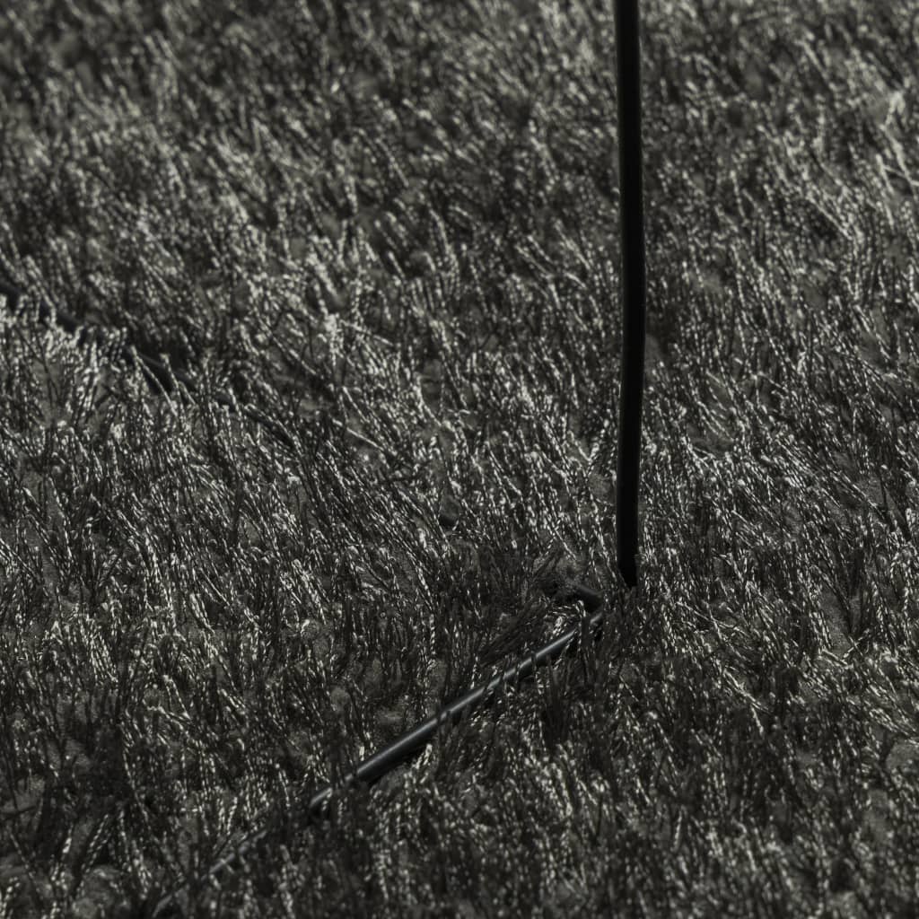 Carpet ISTAN Deep Pile Glossy Anthracite 100x200 cm