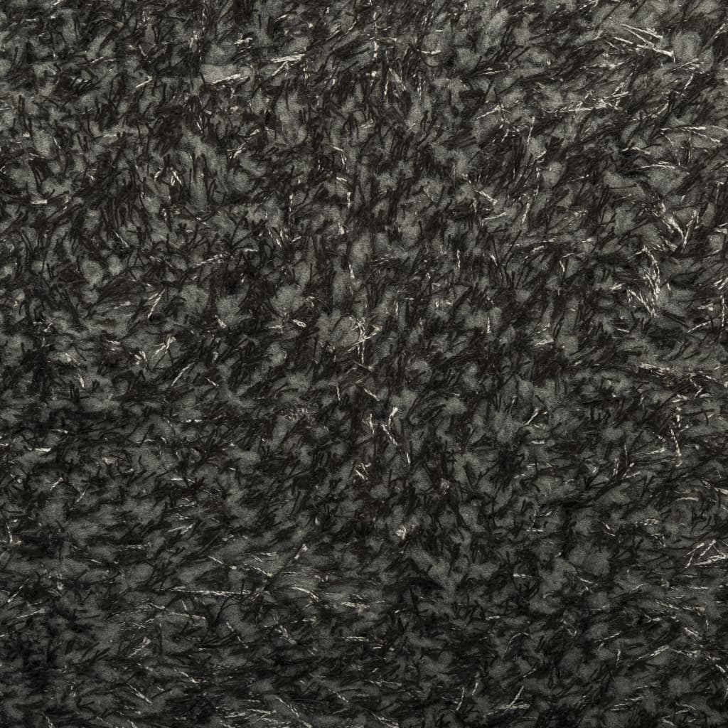 Carpet ISTAN Deep Pile Glossy Anthracite 120x170 cm