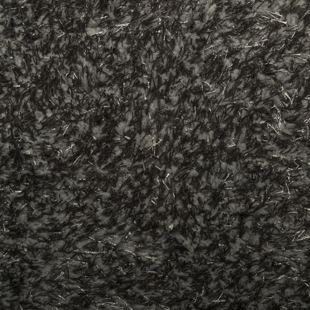Carpet ISTAN Deep Pile Glossy Anthracite 160x230 cm
