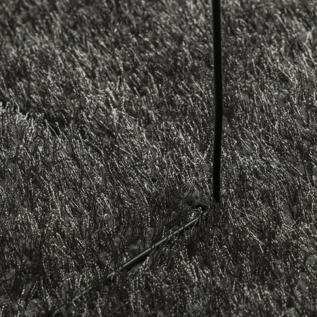 Carpet ISTAN Deep Pile Glossy Anthracite 240x340 cm