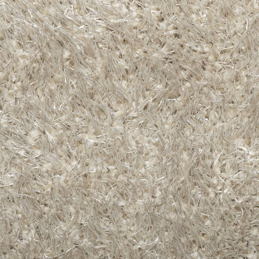Carpet ISTAN Deep Pile Glossy Beige 80x150 cm