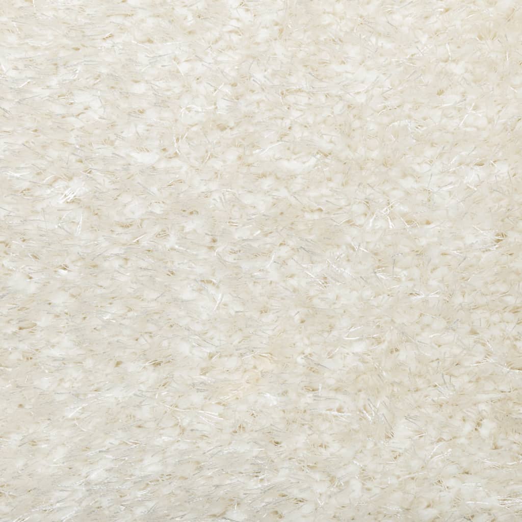 Carpet ISTAN Deep Pile Glossy Cream 100x200 cm