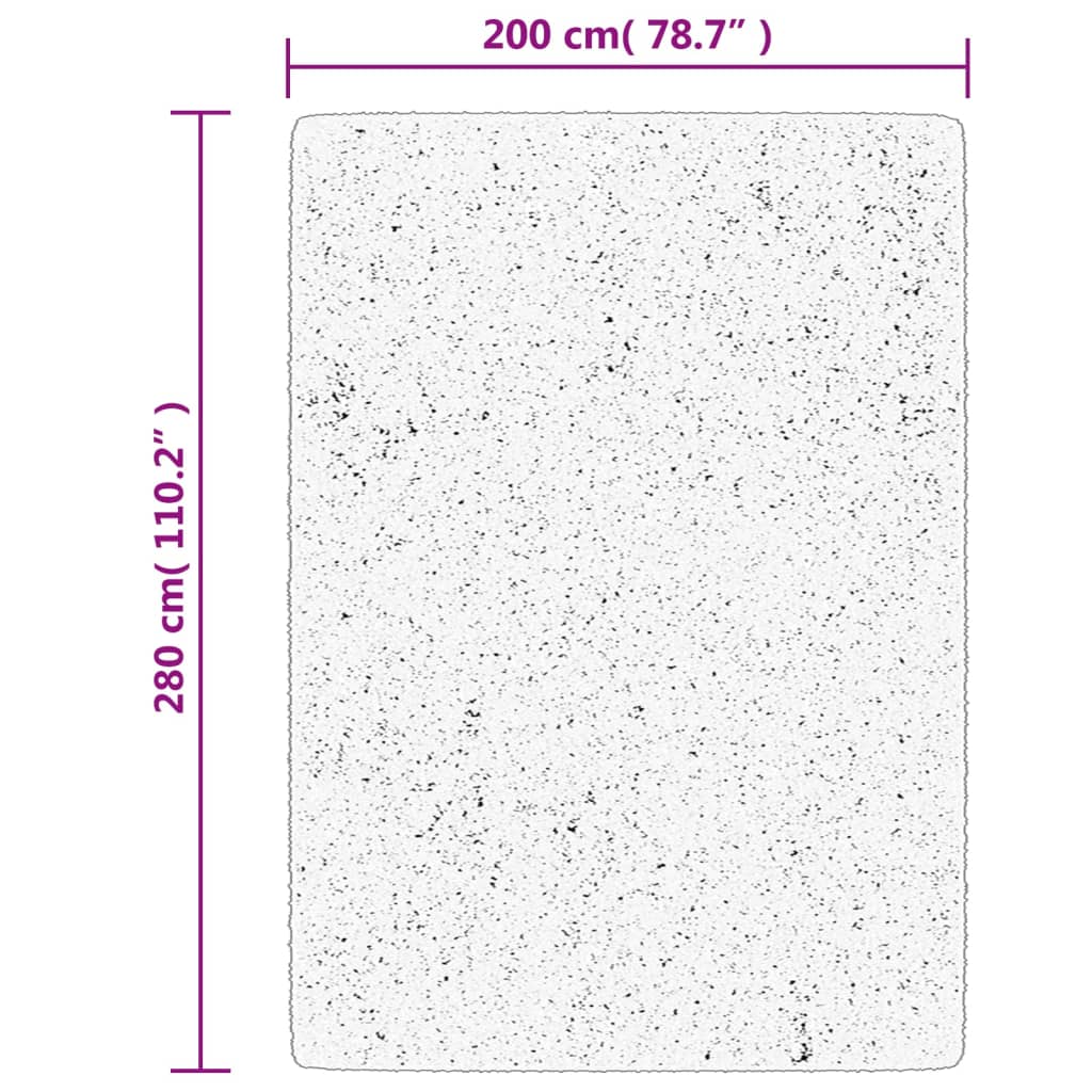 Teppich ARBIZU Indoor und Outdoor Vintage-Design 200x280 cm