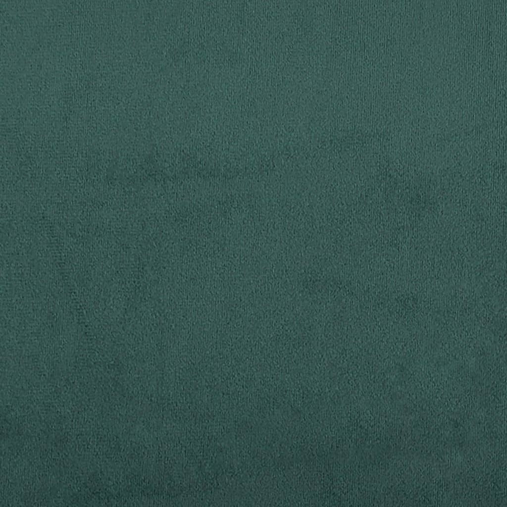 Kopfteil-Kissen Dunkelgrün 80 cm Samt