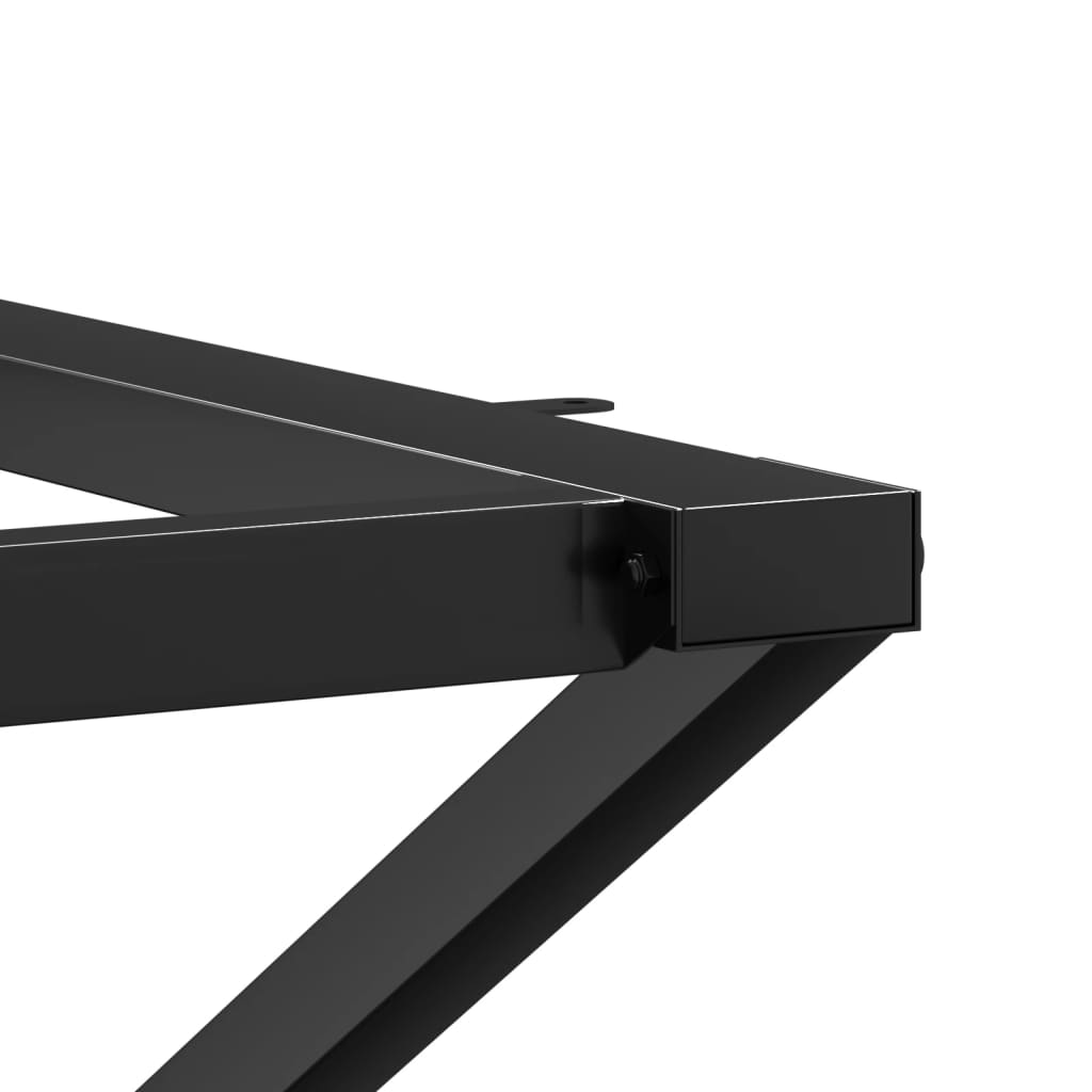 Esstisch-Gestell in X-Form 40x40x73 cm Stahl