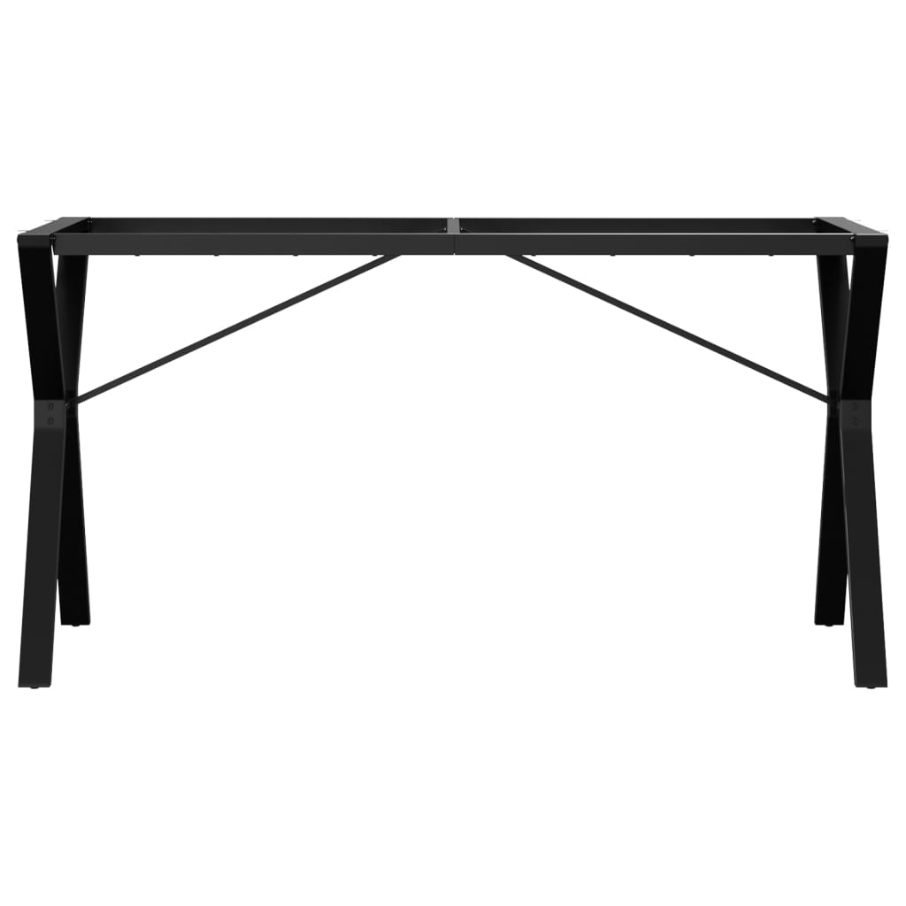 Esstisch-Gestell in Y-Form 140x60x73 cm Stahl