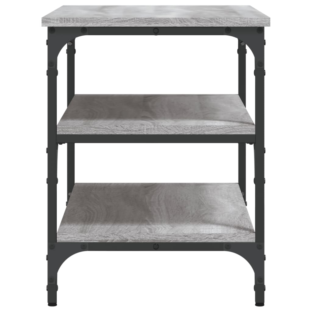 Shoe Bench Grey Sonoma 70x38.5x49 cm Wood Material