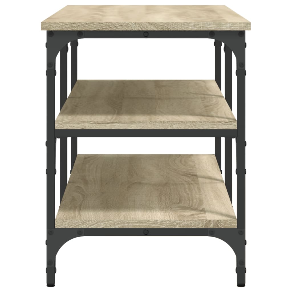 Shoe bench Sonoma oak 100x38.5x49 cm wood material