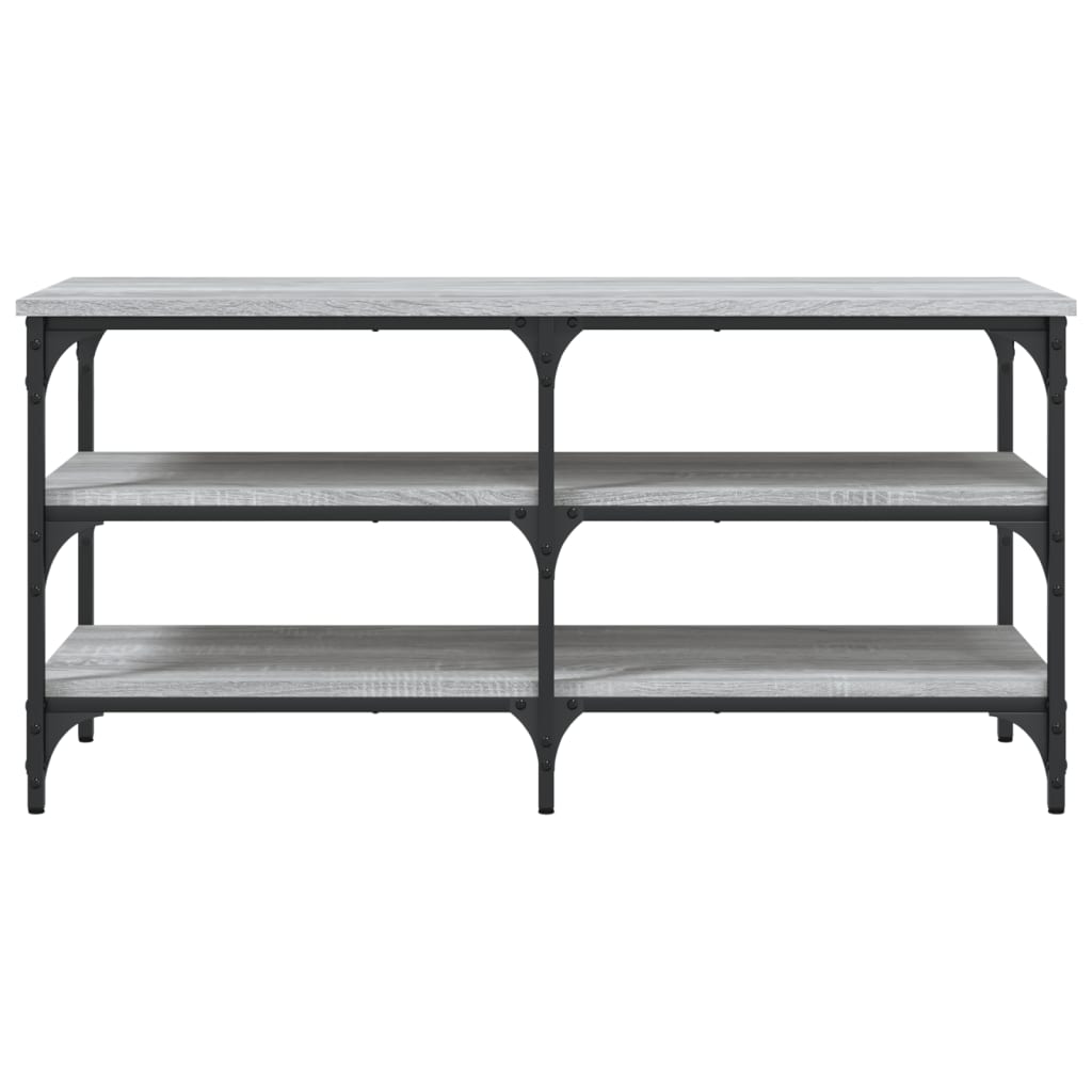 Shoe Bench Grey Sonoma 100x38.5x49 cm Wood Material