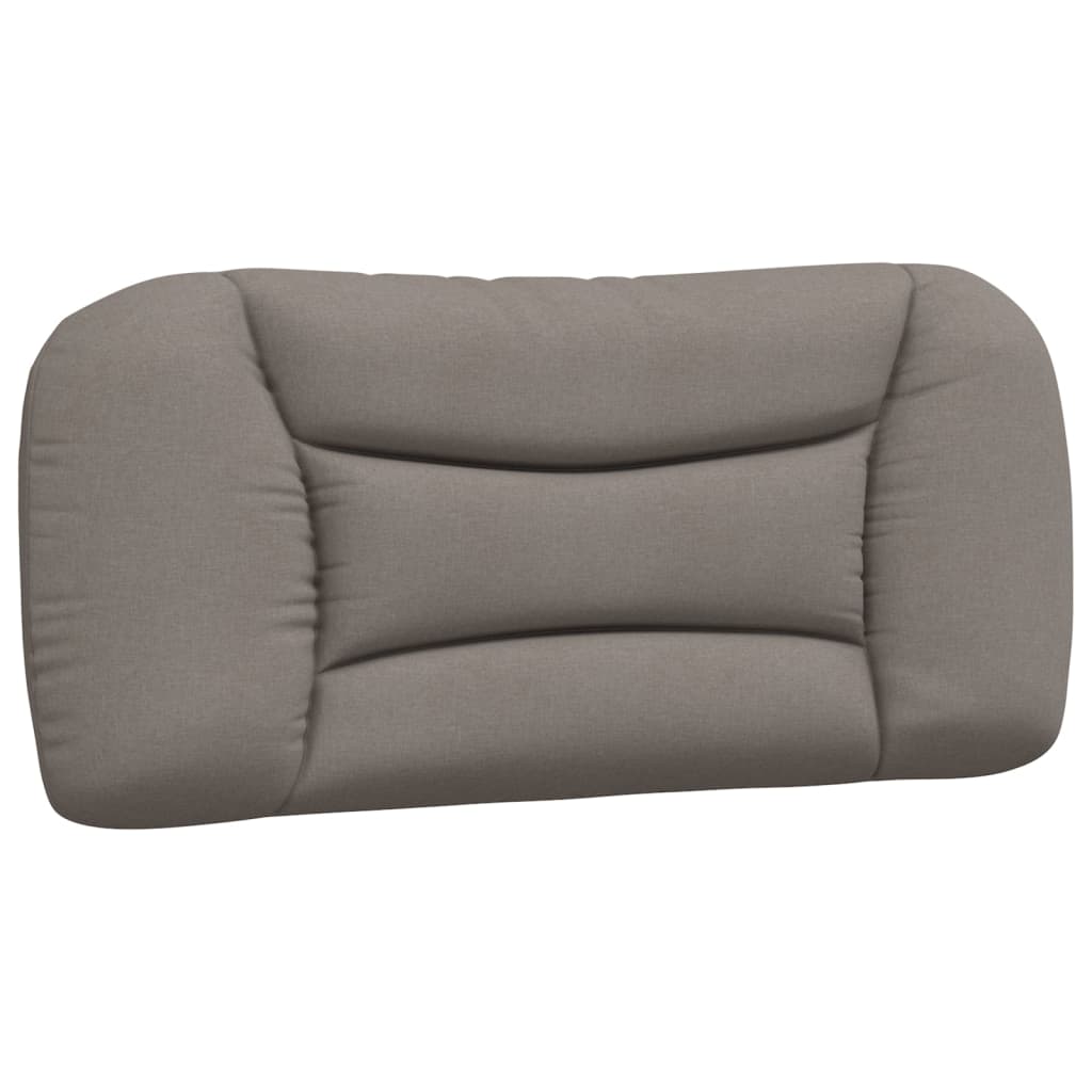 Bettgestell ohne Matratze "Hvar" Taupe 80x200 cm Stoff