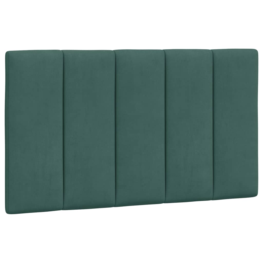 Bettgestell ohne Matratze "Hanko" Dunkelgrün 90x200 cm Samt