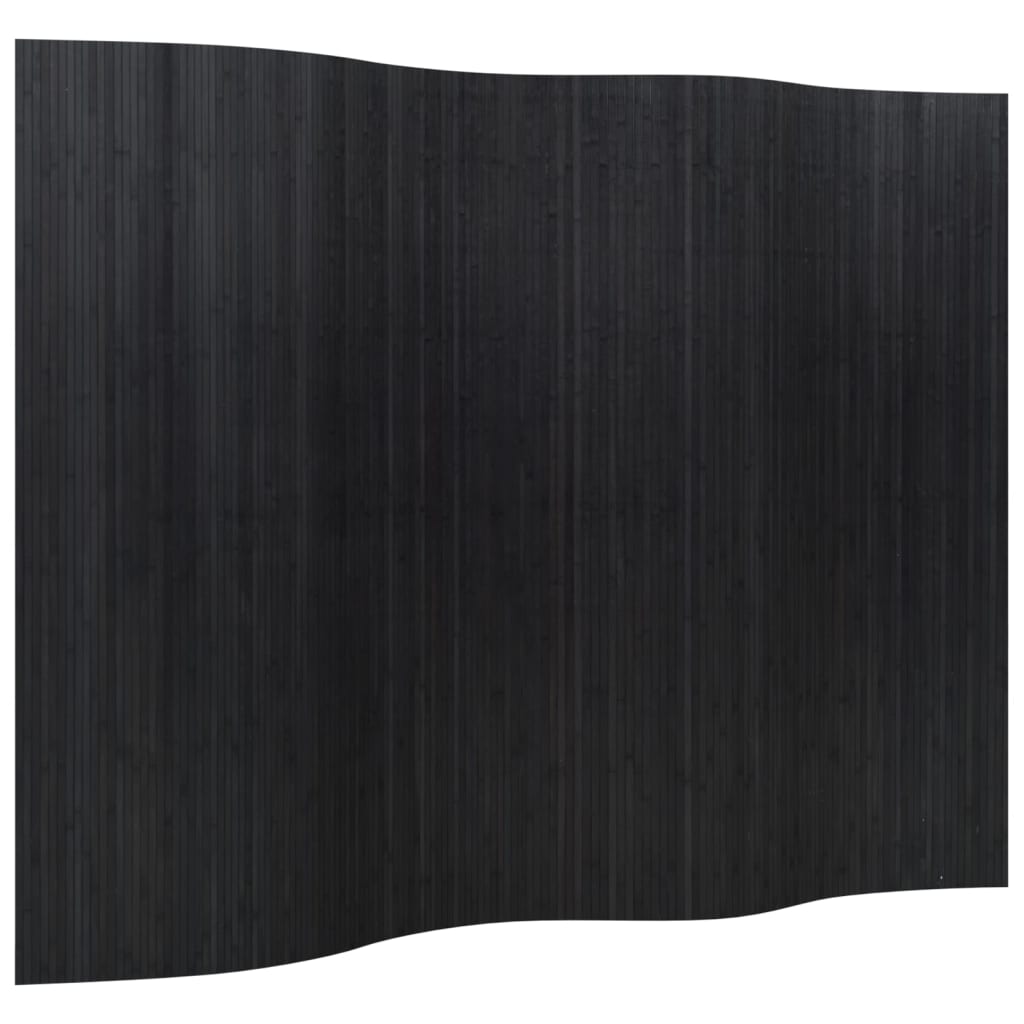 Screen Black 165x250 cm Bamboo