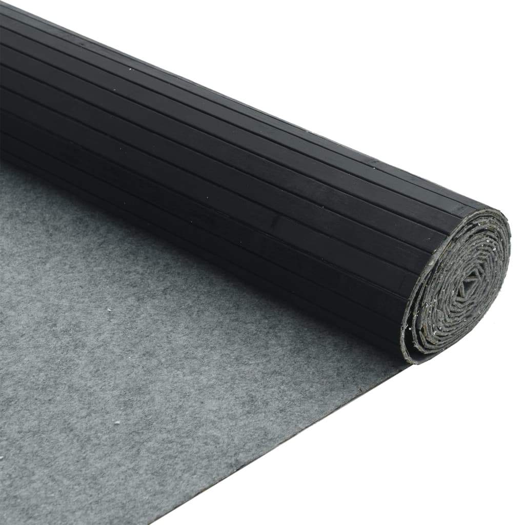 Screen Black 165x250 cm Bamboo