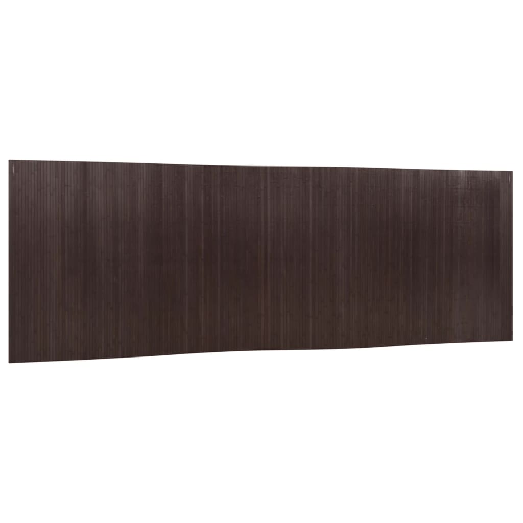 Screen dark brown 165x600 cm bamboo