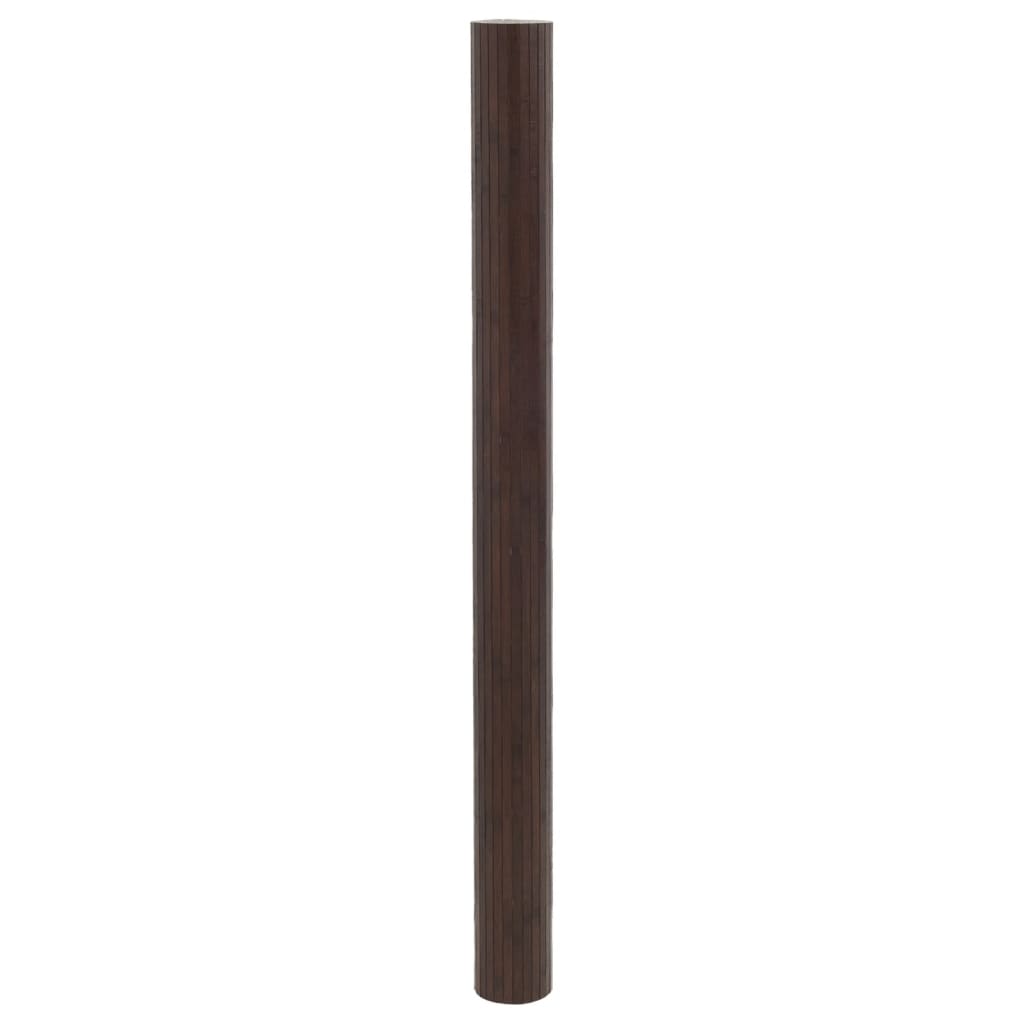 Screen dark brown 165x600 cm bamboo