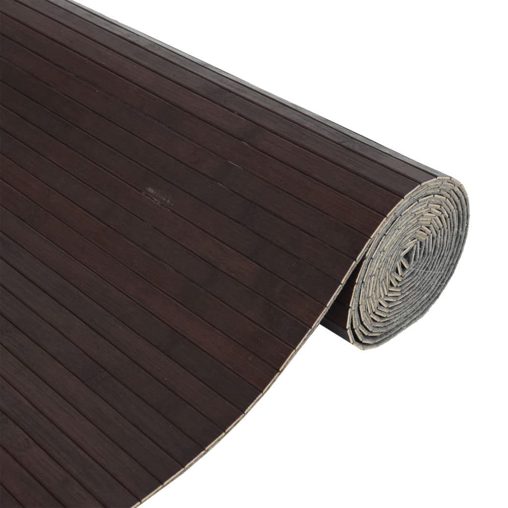 Screen dark brown 165x600 cm bamboo