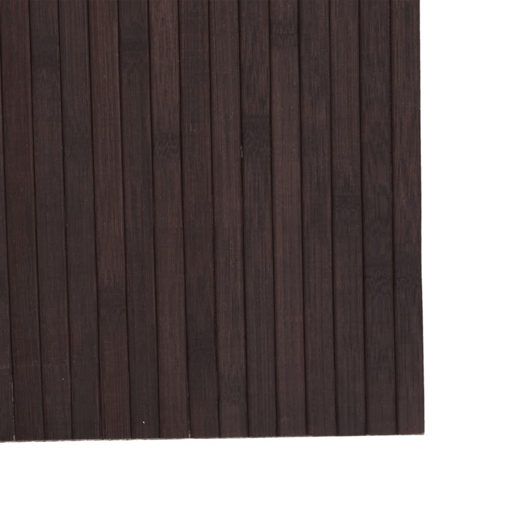 Screen dark brown 165x600 cm bamboo