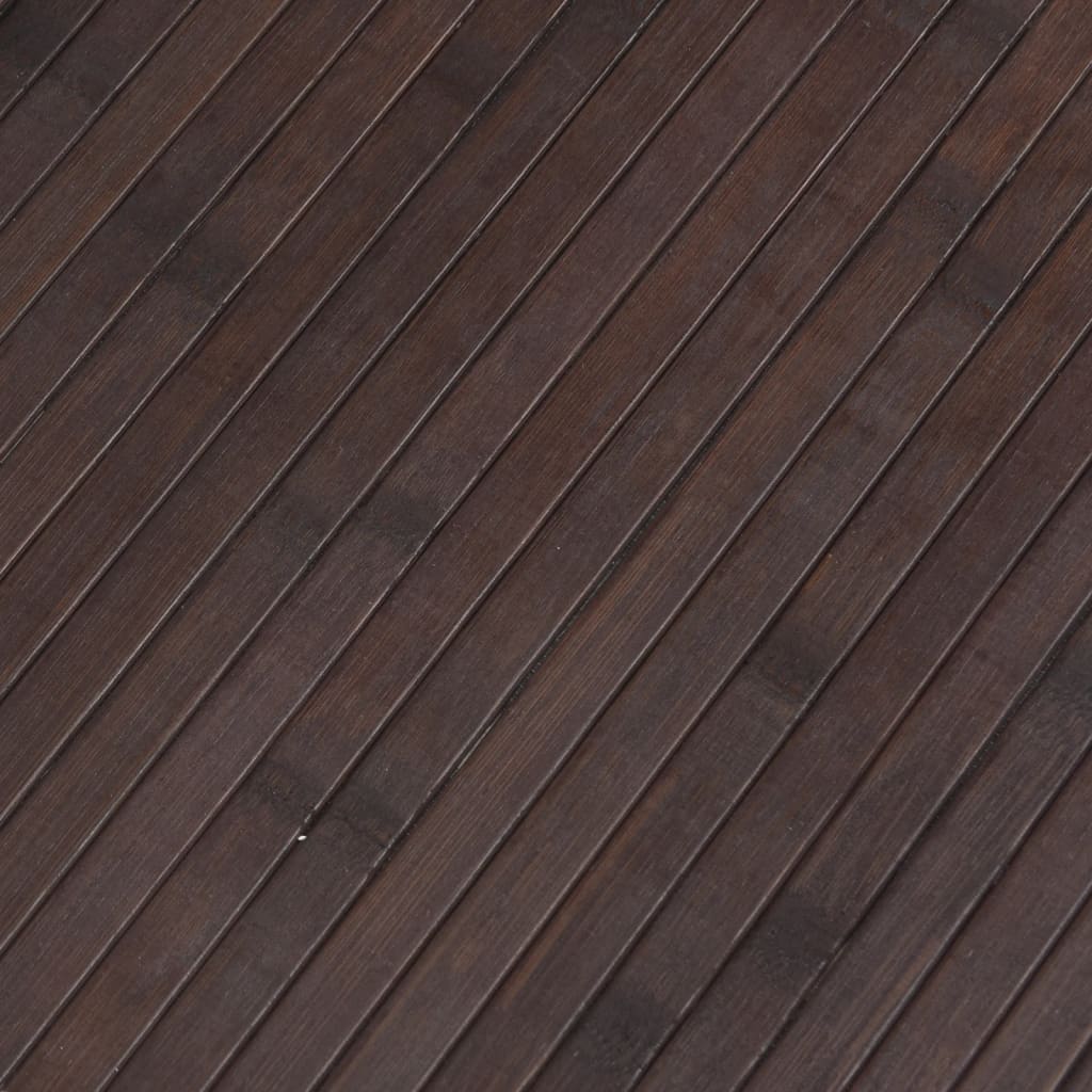 Screen dark brown 165x600 cm bamboo