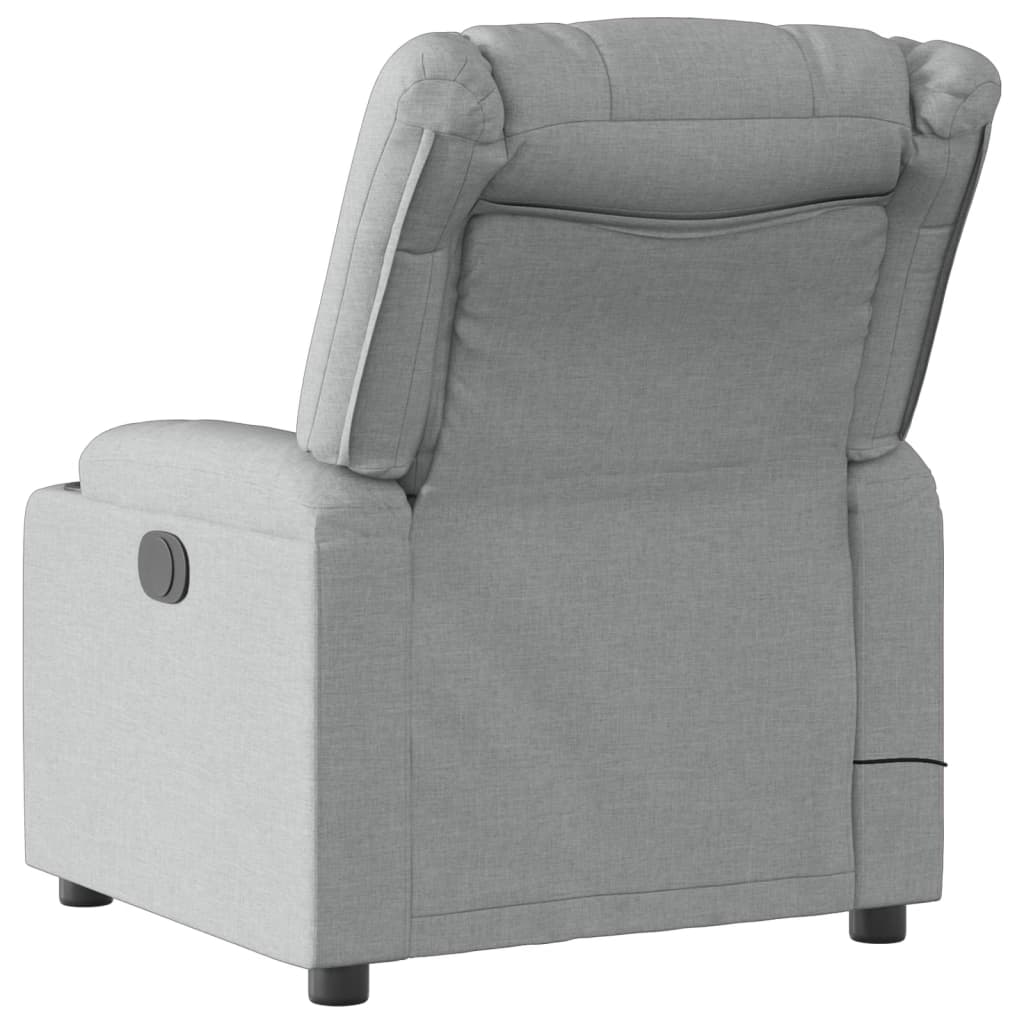massage chair light gray fabric