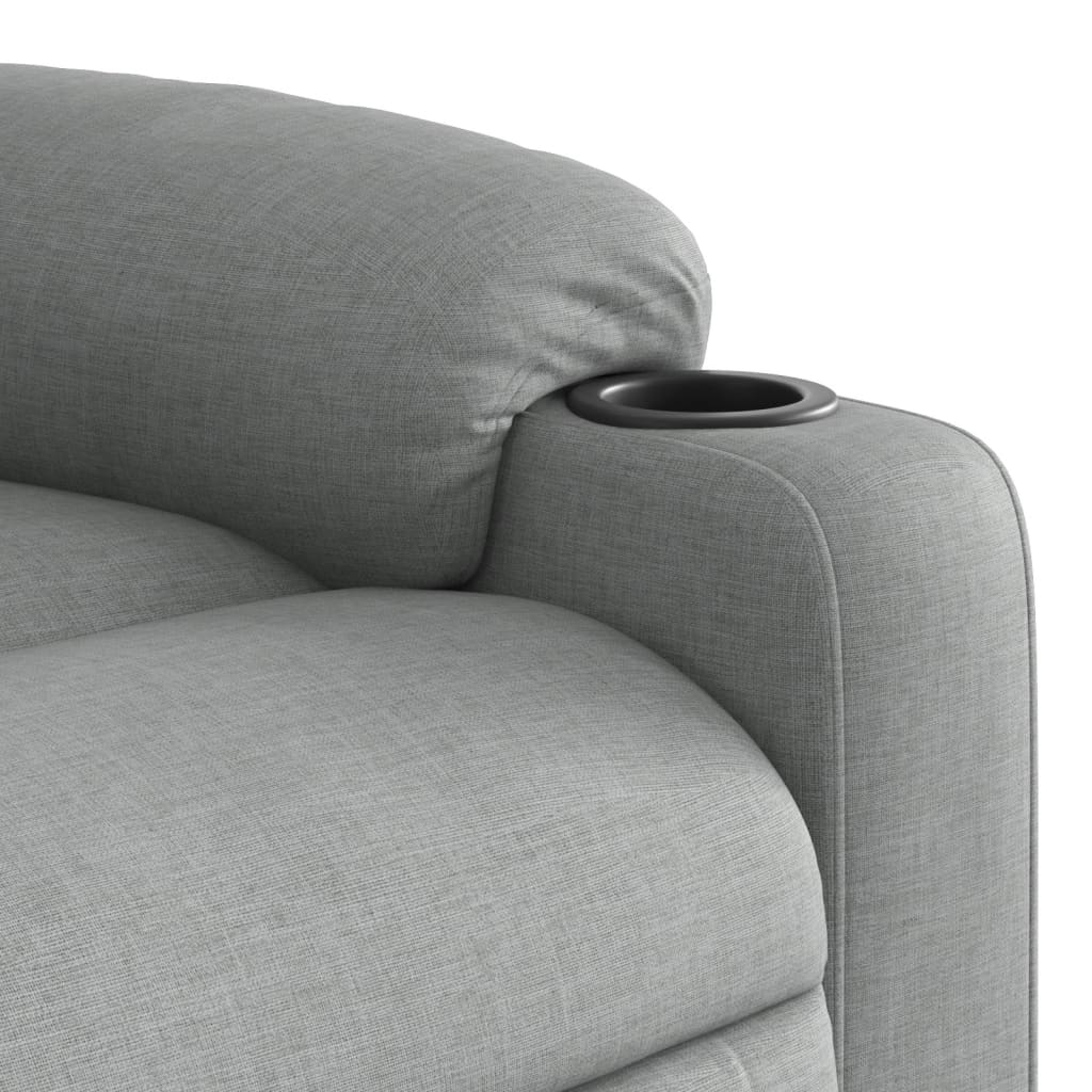 massage chair light gray fabric