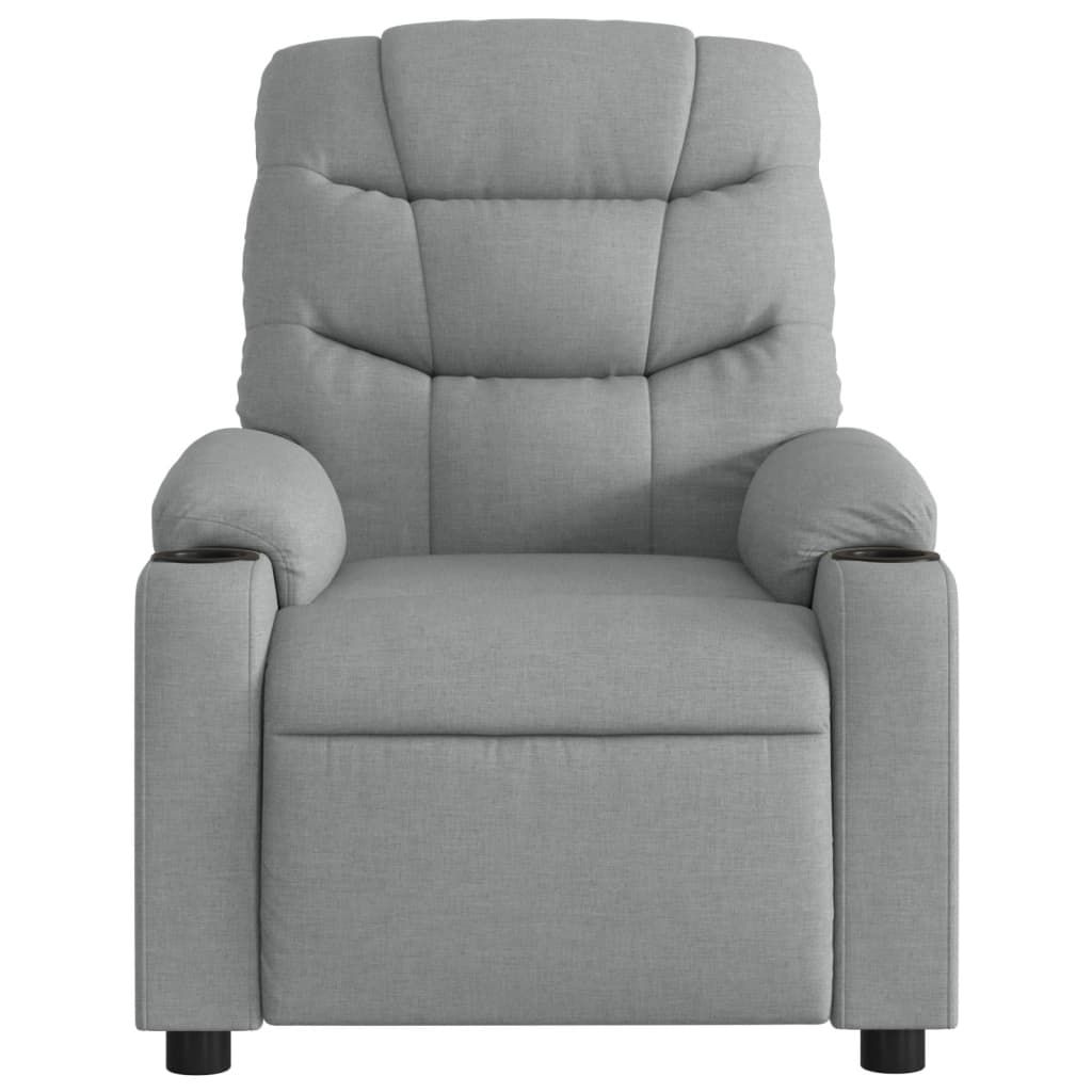 massage chair light gray fabric