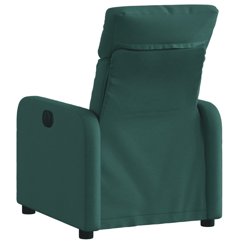 Relaxing Chair Dark Green Fabric