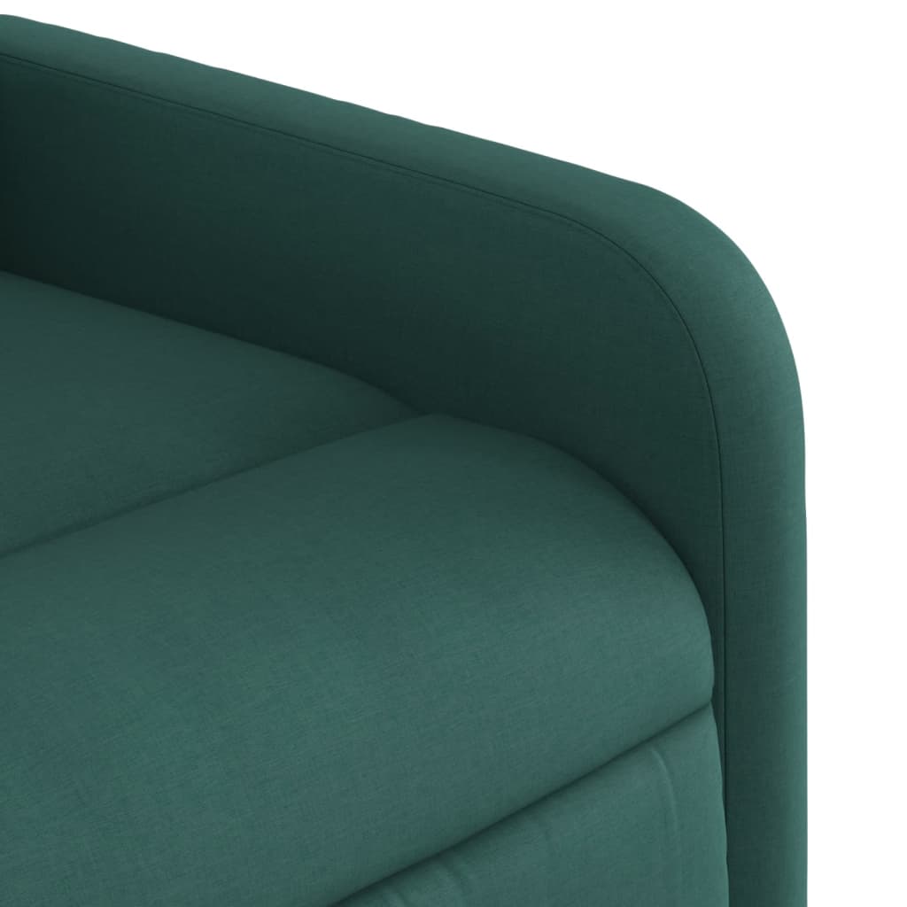 Relaxing Chair Dark Green Fabric
