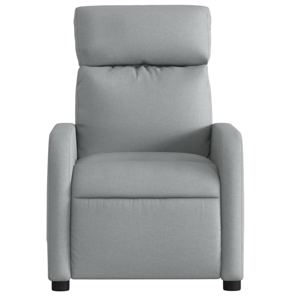 massage chair light gray fabric