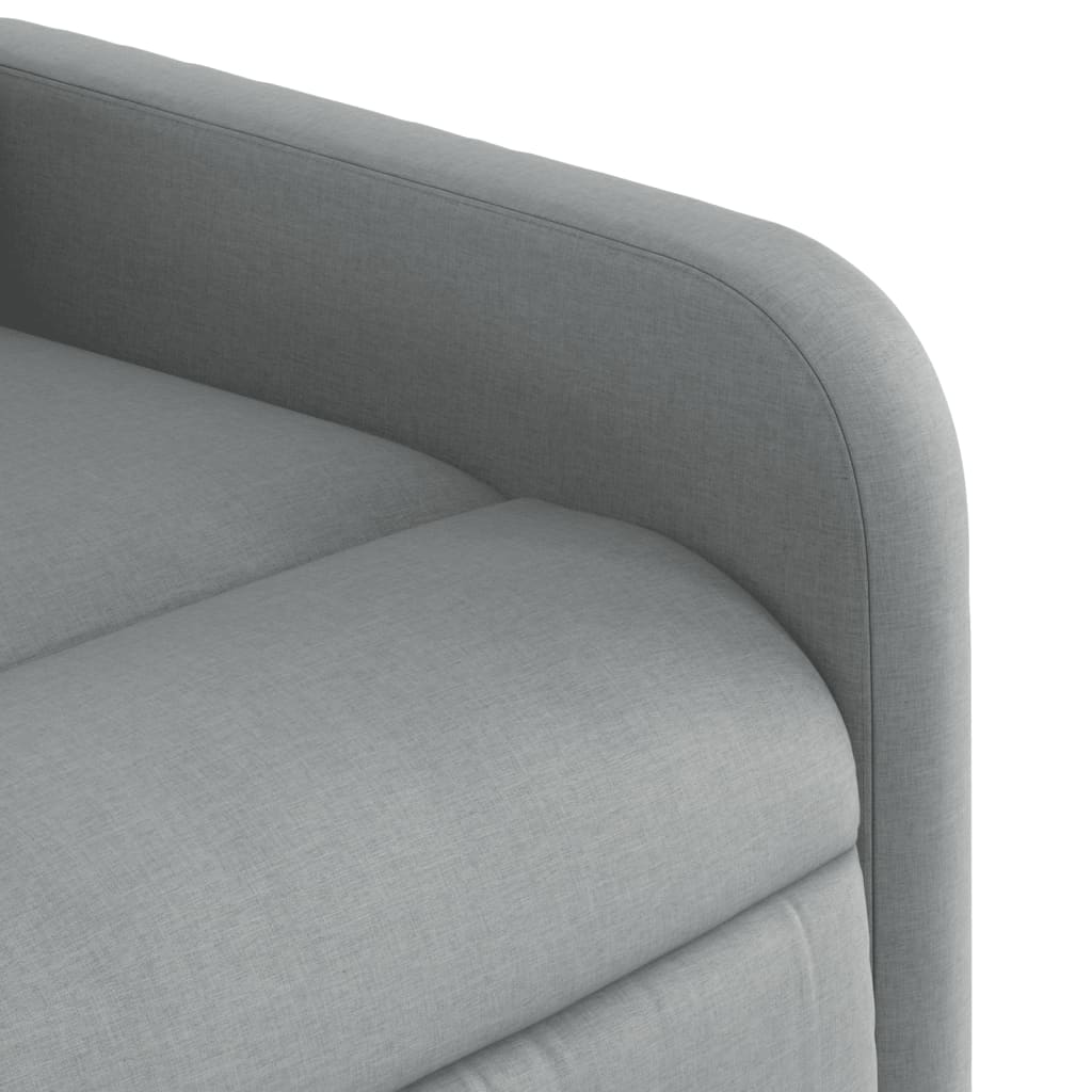 massage chair light gray fabric