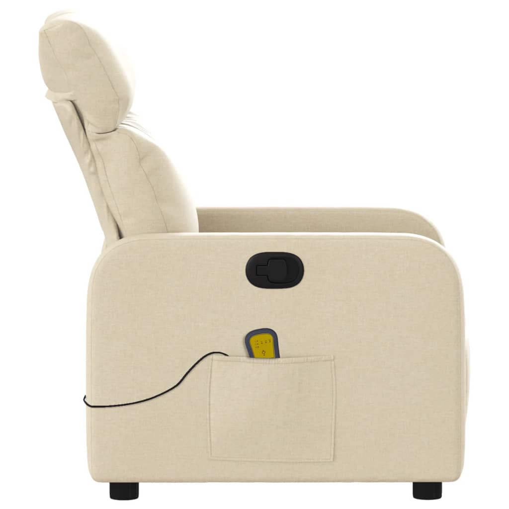 massage chair cream fabric