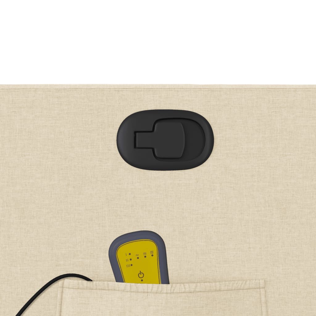 massage chair cream fabric