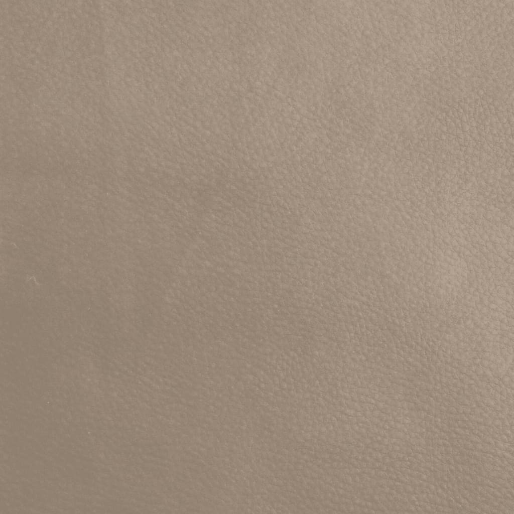 Relaxing chair cappuccino brown imitation leather