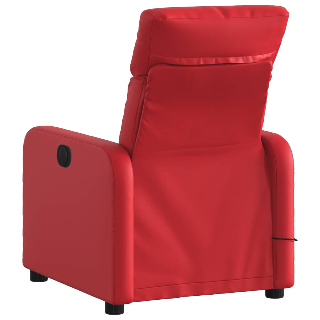 massage chair red imitation leather